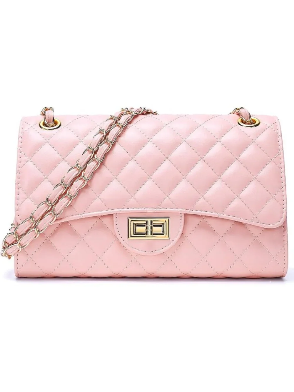 Trendy Quilted Leather Crossbody Bag for Women | Stylish Shoulder Purse with
